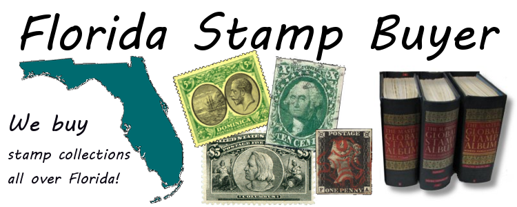 We buy stamp collections all over Florida!